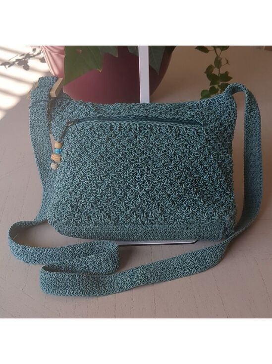 Liz Claiborne Handbags - Liz Claiborne WomensCasualClassics TurquoiseCrocheted Purse Bag ❤️
